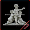 Sandstone Stone Statue, Garden Marble Playing Kids Statue (Factory price) YL-R197